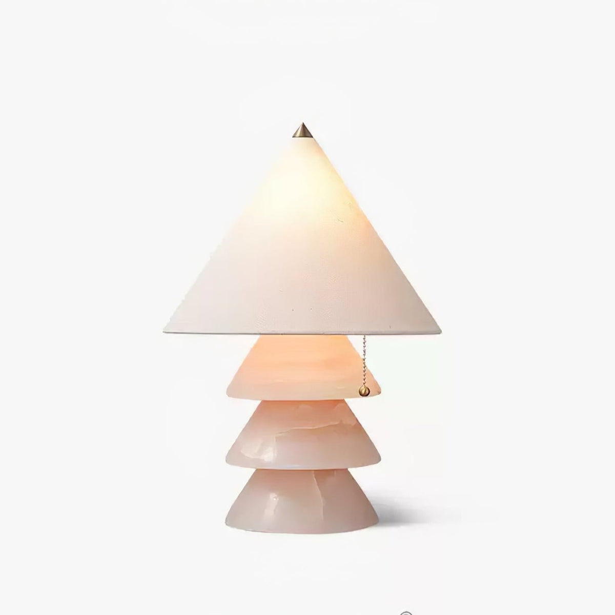 Pyramid lámpara de mesa de mármol