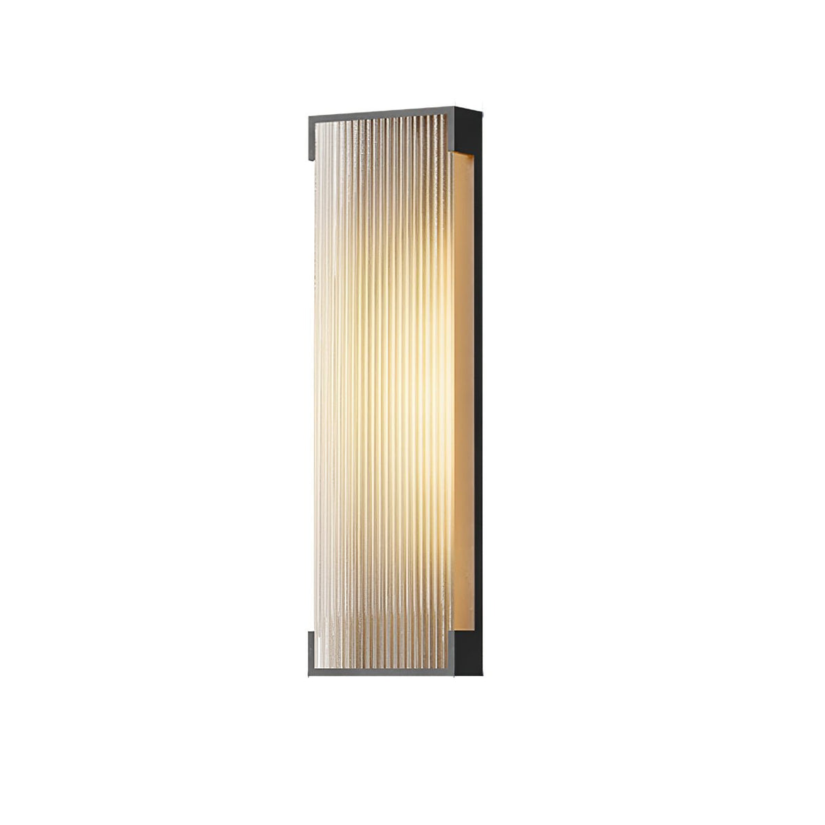 Elaerielle aplique de pared rectangular solar exterior único