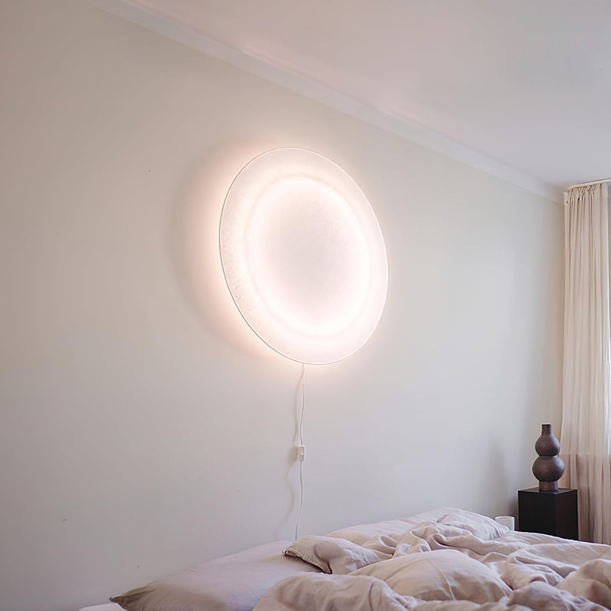 Beno aplique de pared individual creativo de papel