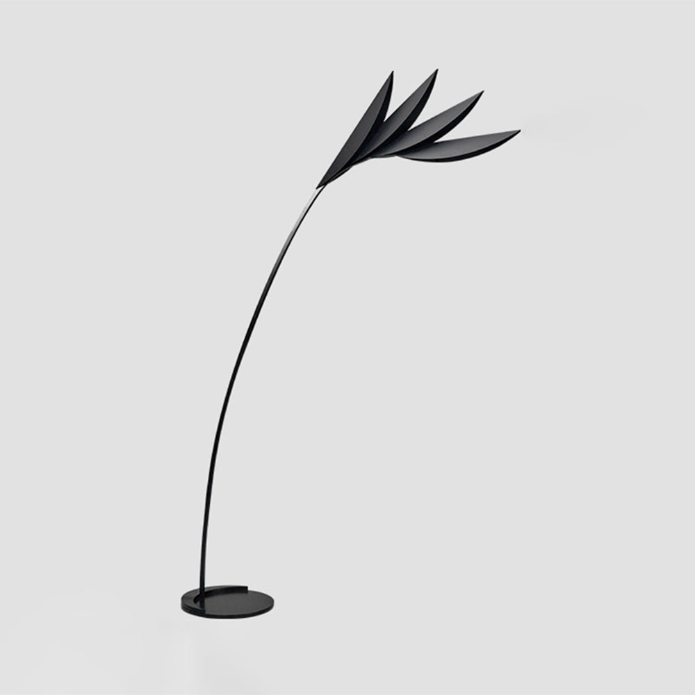 Mira Minimalista Moderna Diseño Hierro Lámpara de Pie Negra