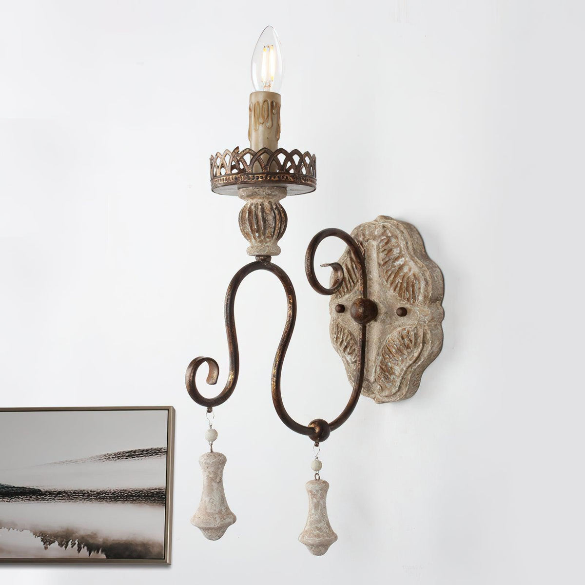 Aurzore aplique de pared Mid-century tradicional