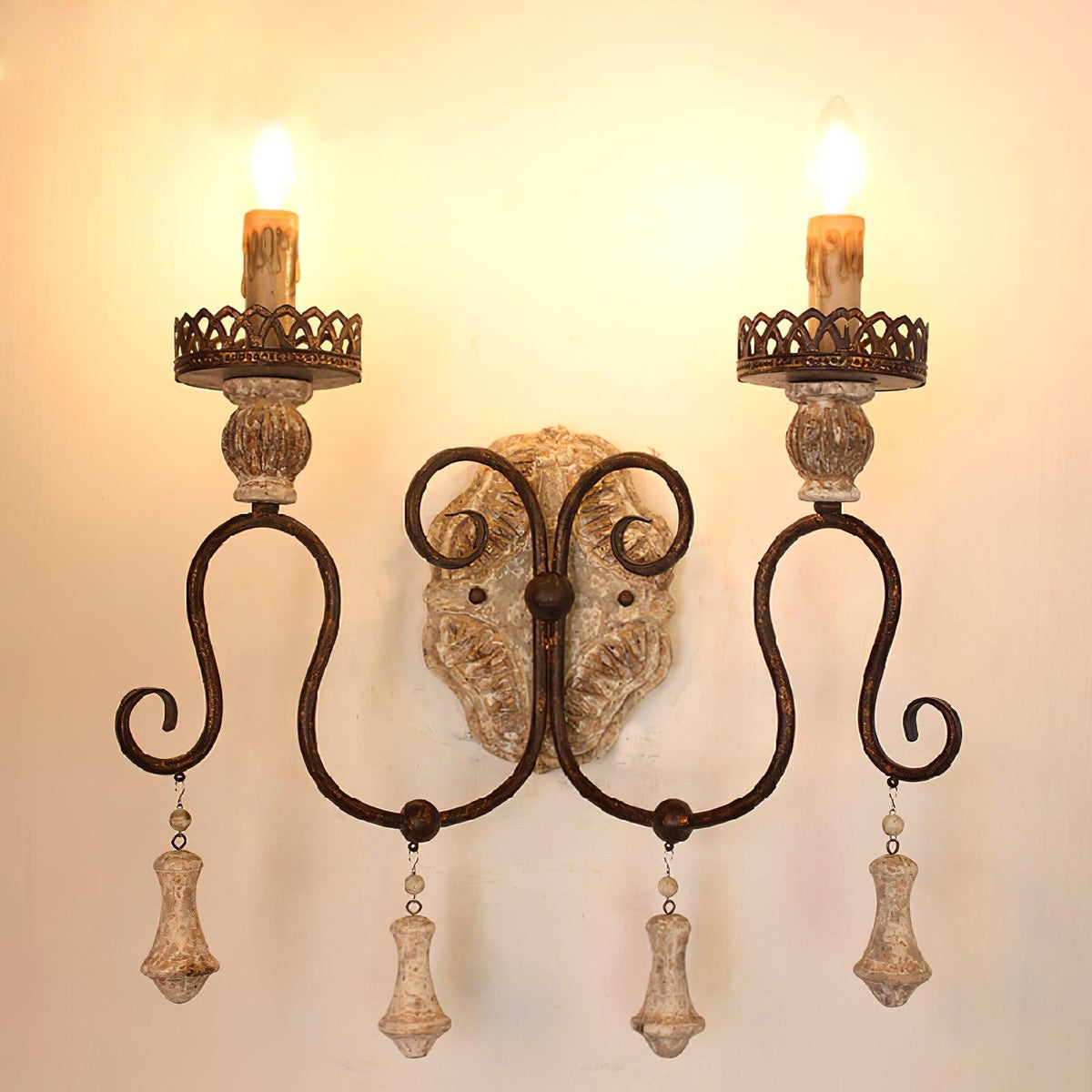 Aurzore aplique de pared Mid-century tradicional