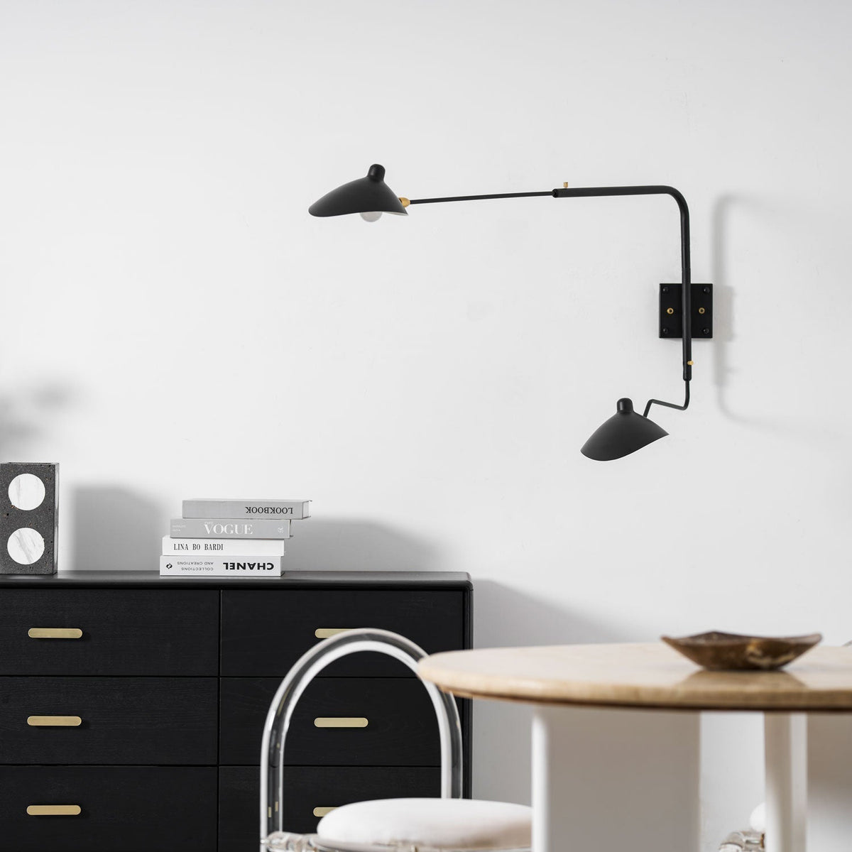 Lustra Aplique de pared Líneas Delicadas Elegante