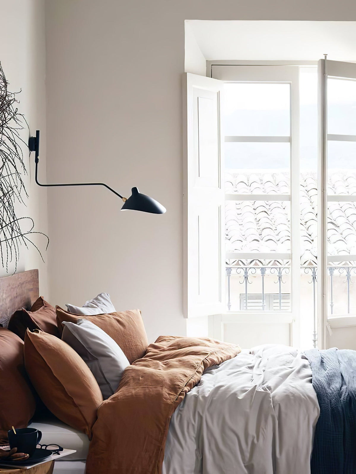 Lustra Aplique de pared Líneas Delicadas Elegante