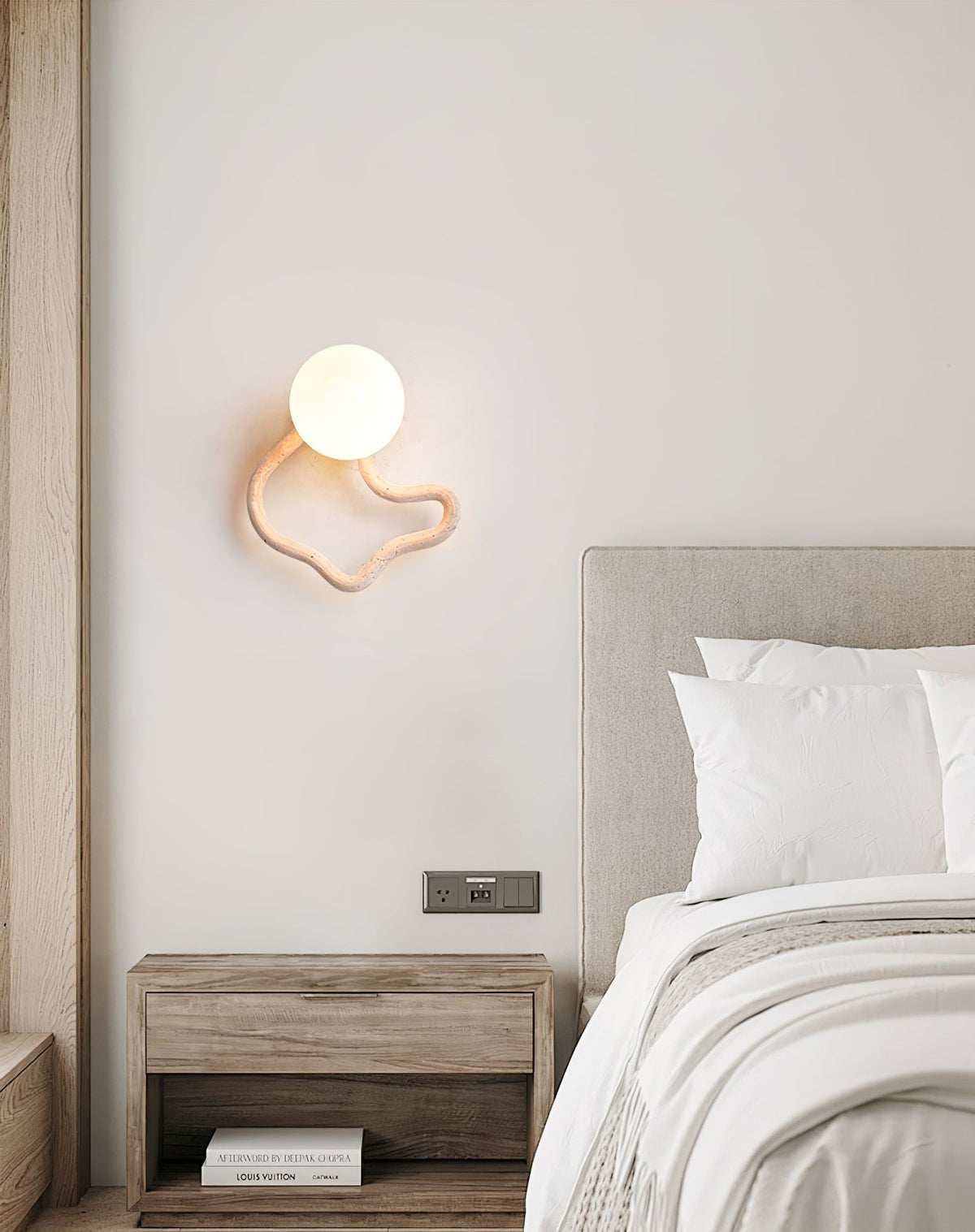 Cindor aplique de pared travertino