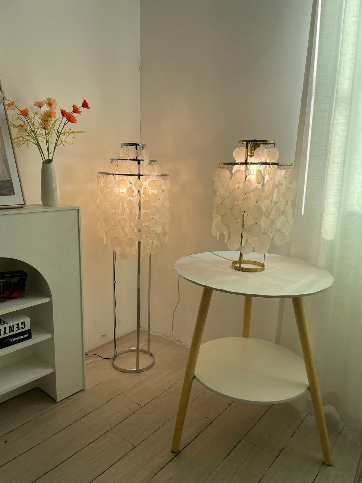 Wern Glam vidrio lámpara de pie