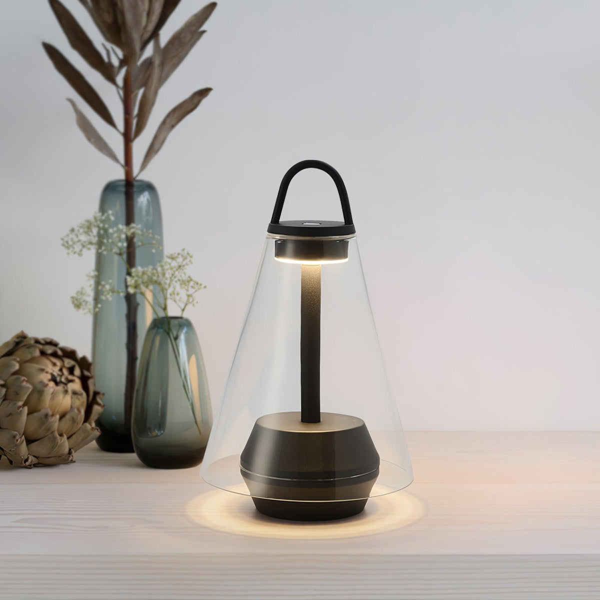 Emarir lámpara de mesa de vidrio escandinava