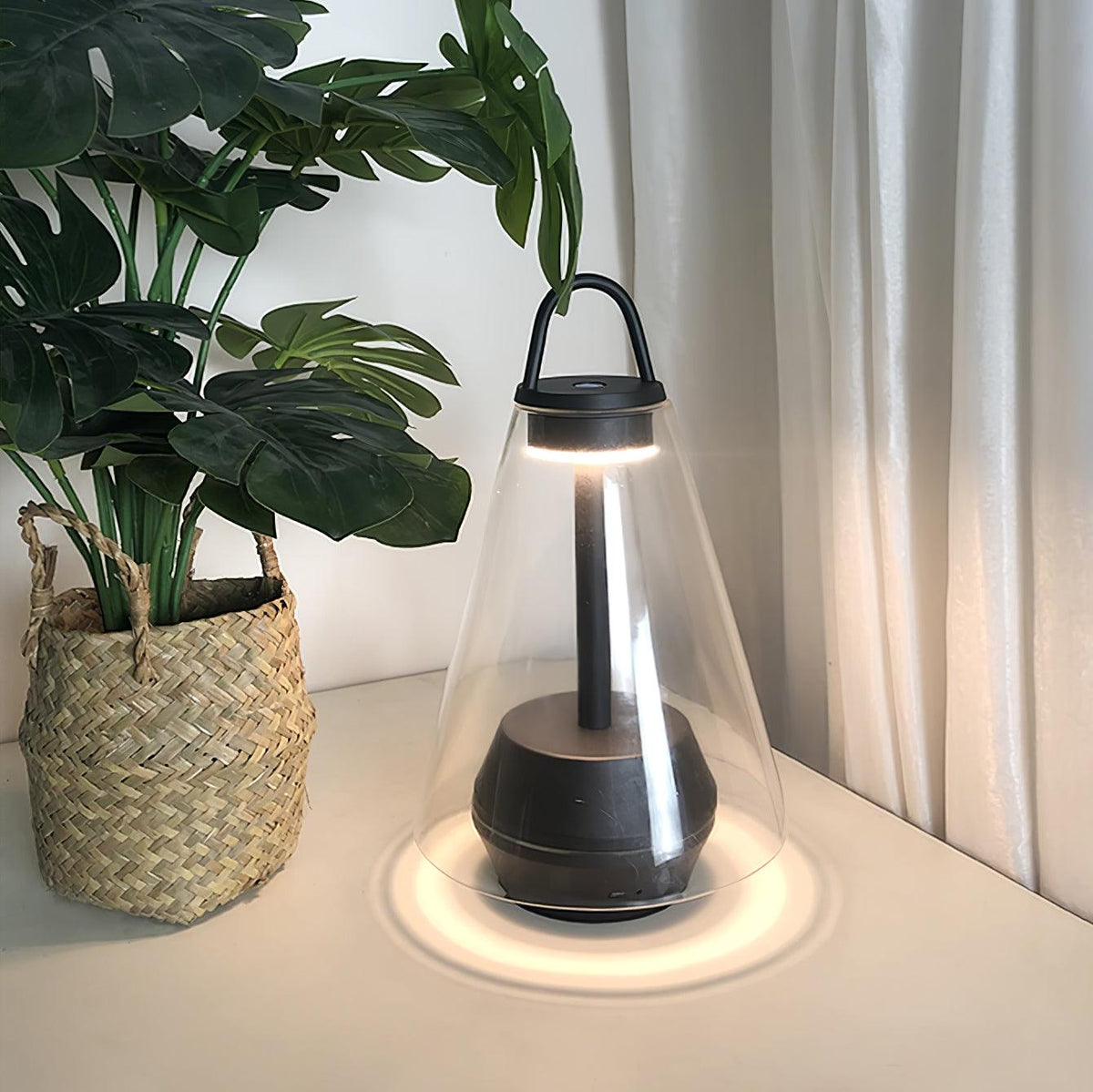 Emarir lámpara de mesa de vidrio escandinava