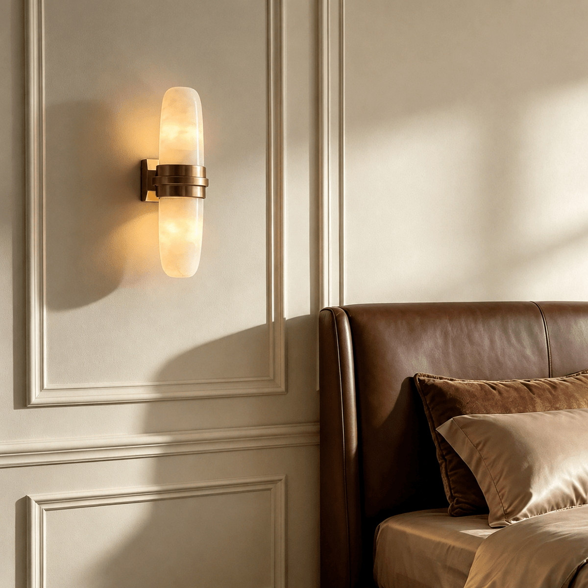 Slim aplique de pared vertical tubular