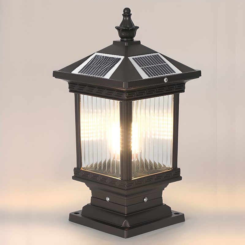 Ray Vintage de estilo clásico farol luminaria exterior solar