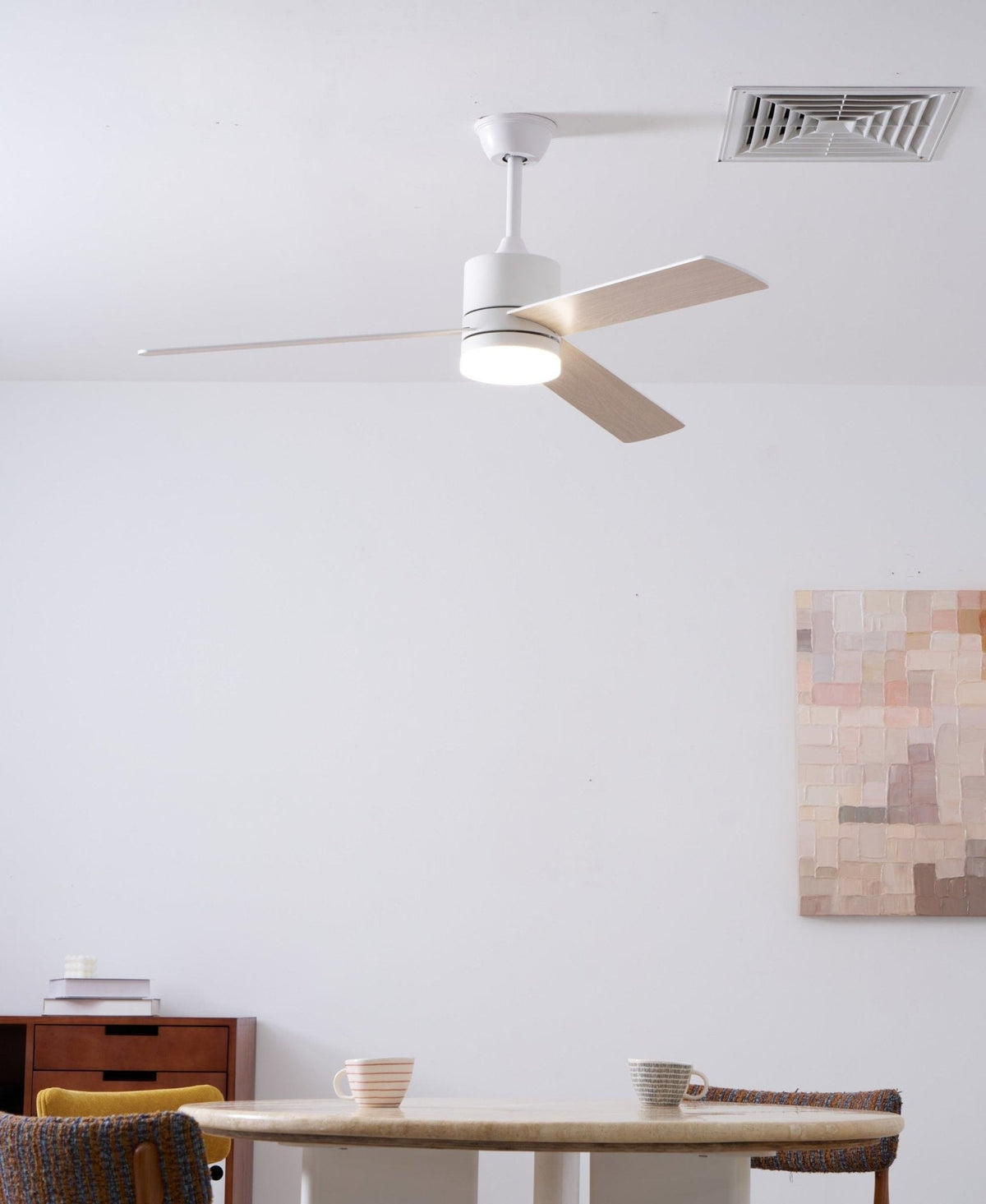 Virainian Ventilador con luz