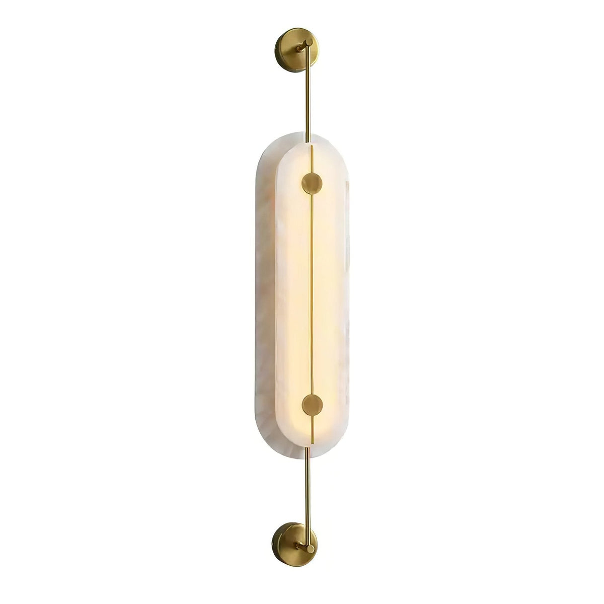 Cudorel aplique de pared ovalado en alabastro