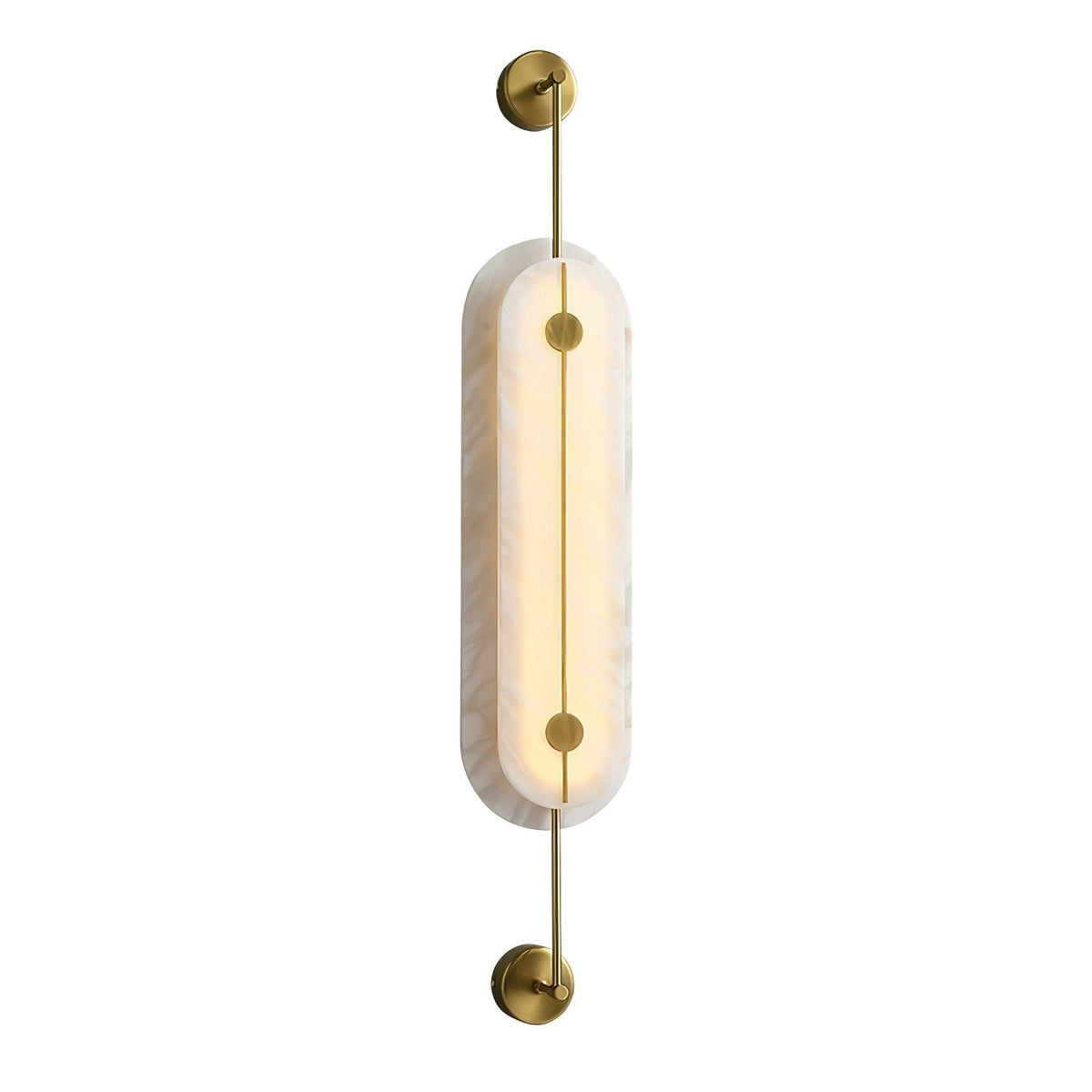 Cudorel aplique de pared ovalado en alabastro