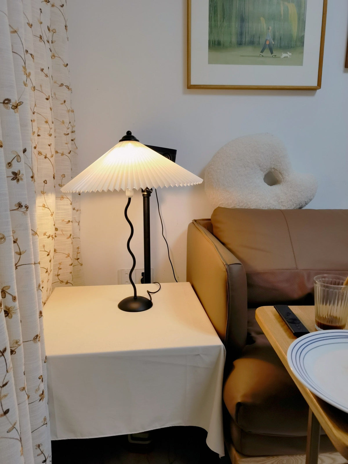 Vioro lámpara de mesa de tejido