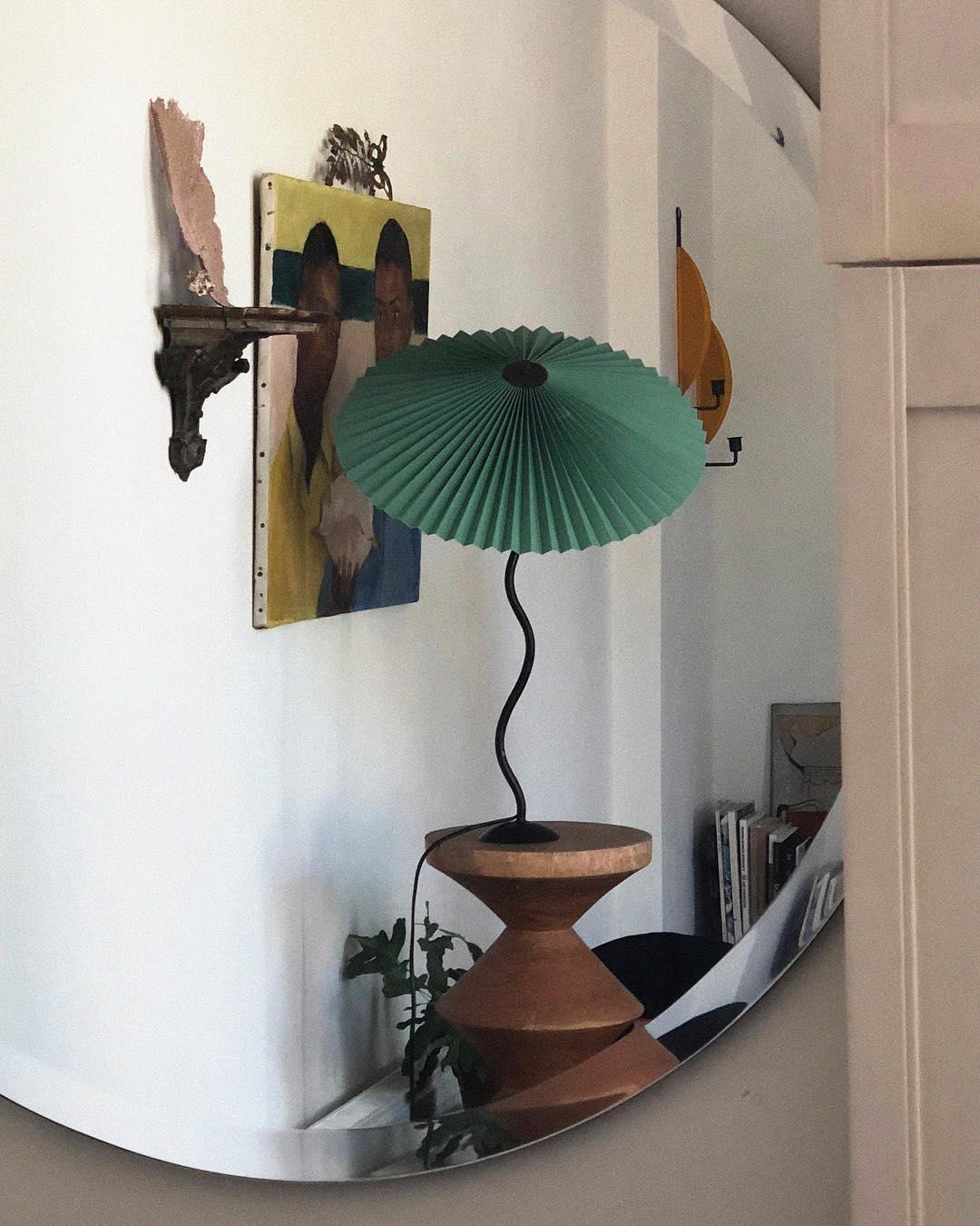 Vioro lámpara de mesa de tejido
