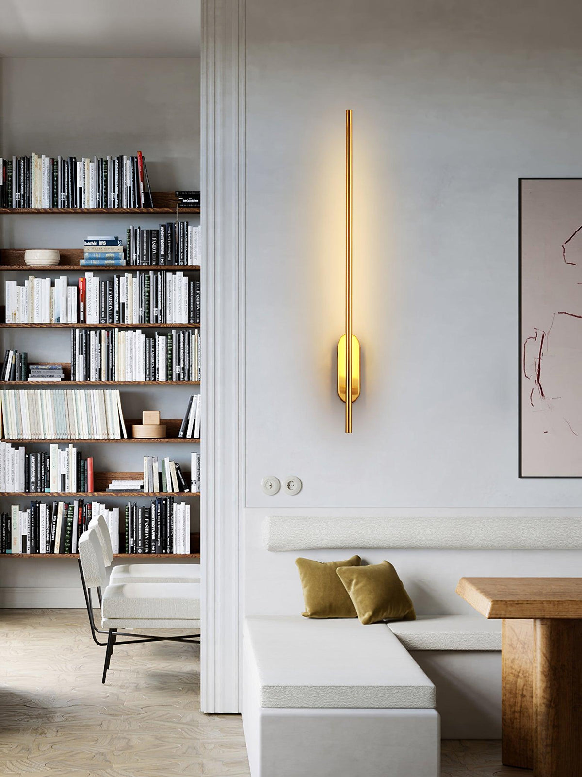Vrysl aplique de pared con enchufe minimalista enchufable