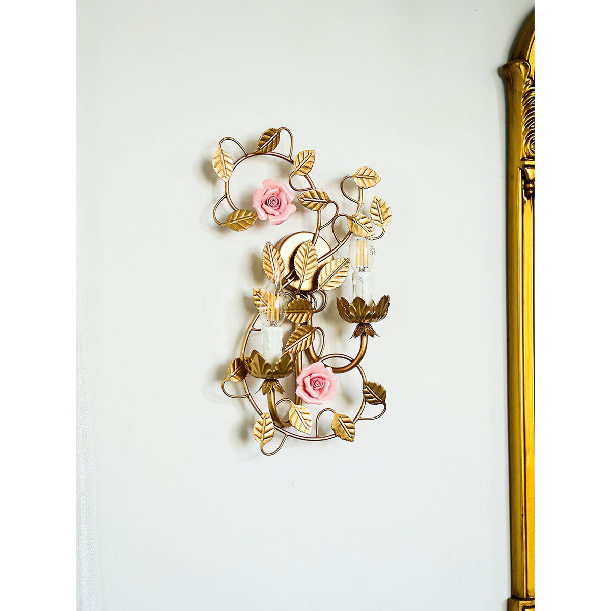 Aplique de pared flor
