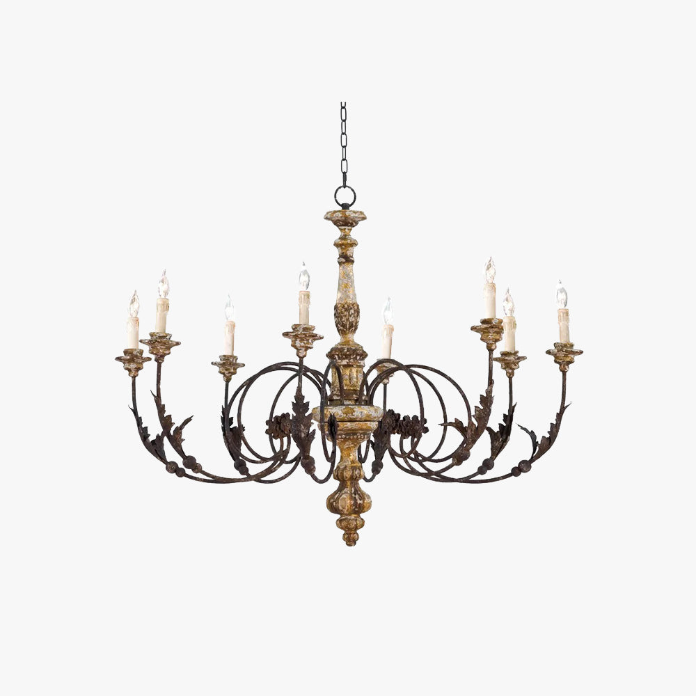 Silva Retro Creative Metal Lámpara Colgante Sala de Estar