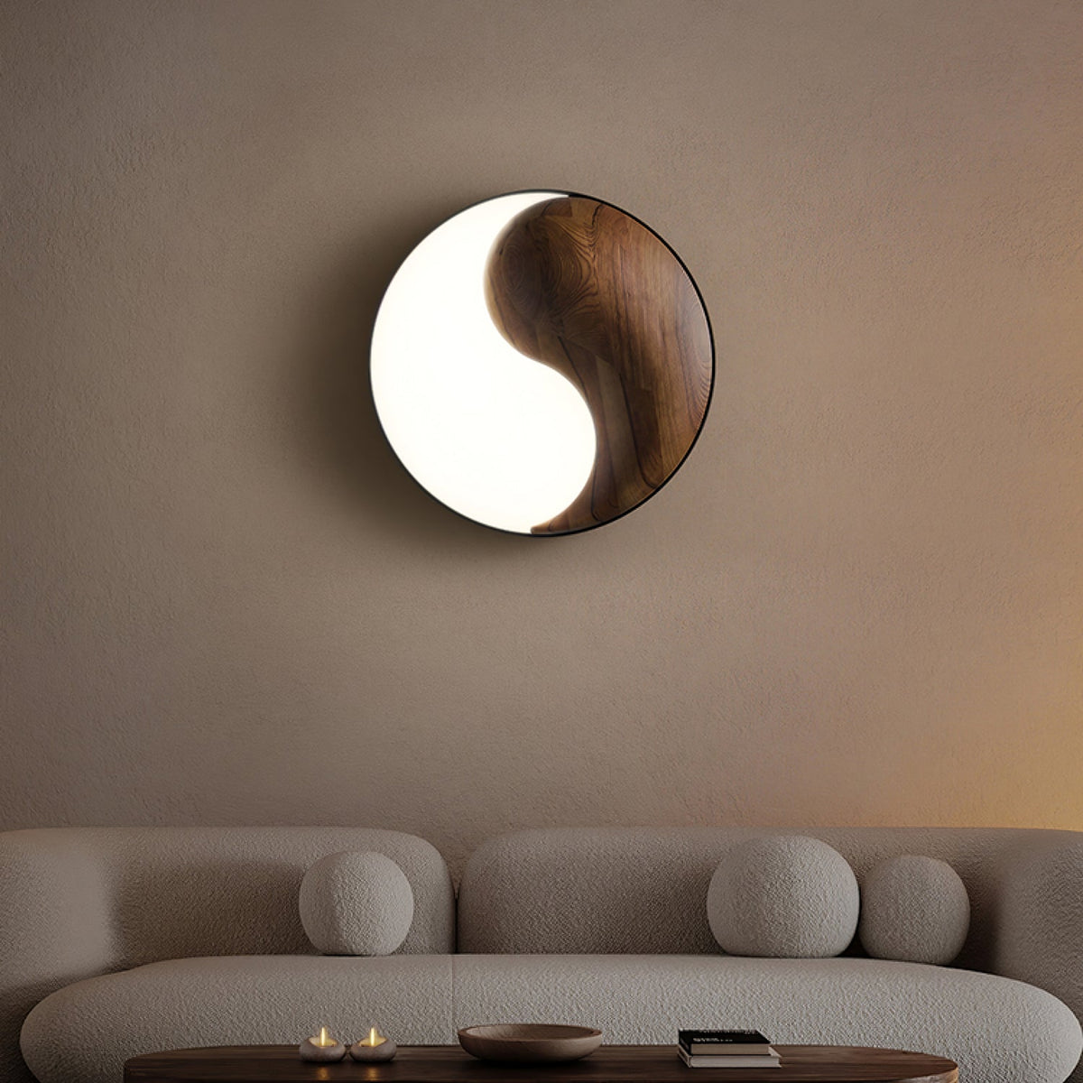 Ivelor lámpara de techo moderna minimalista en madera