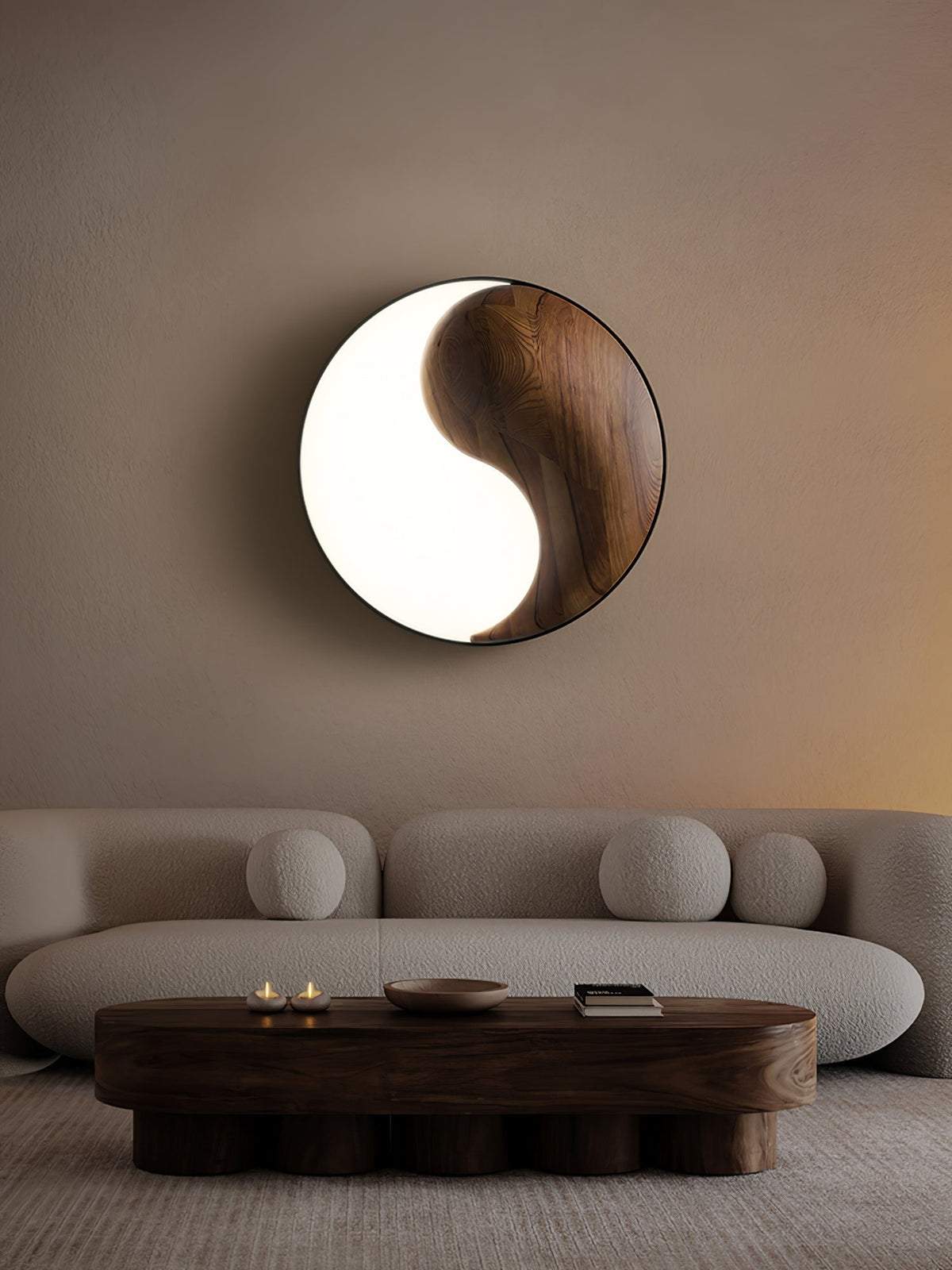 Ivelor lámpara de techo moderna minimalista en madera