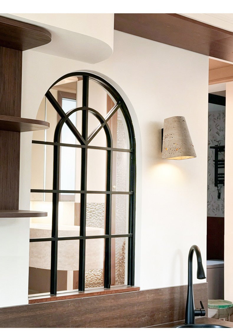 Tavren aplique de pared de travertino