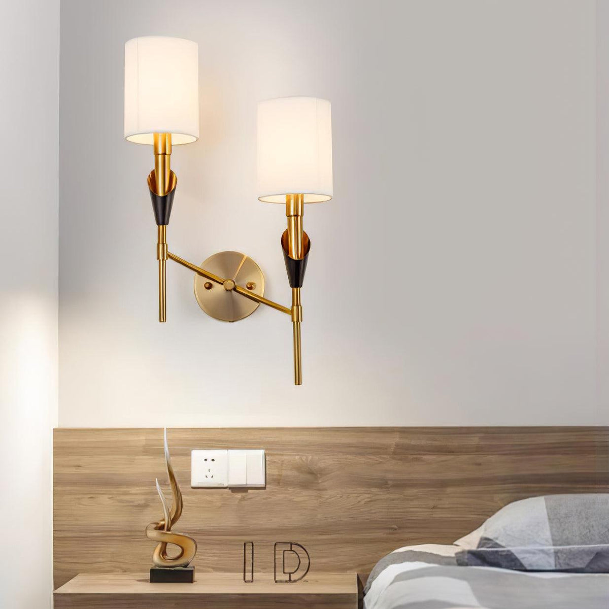 Eurzorira aplique de pared de tejido