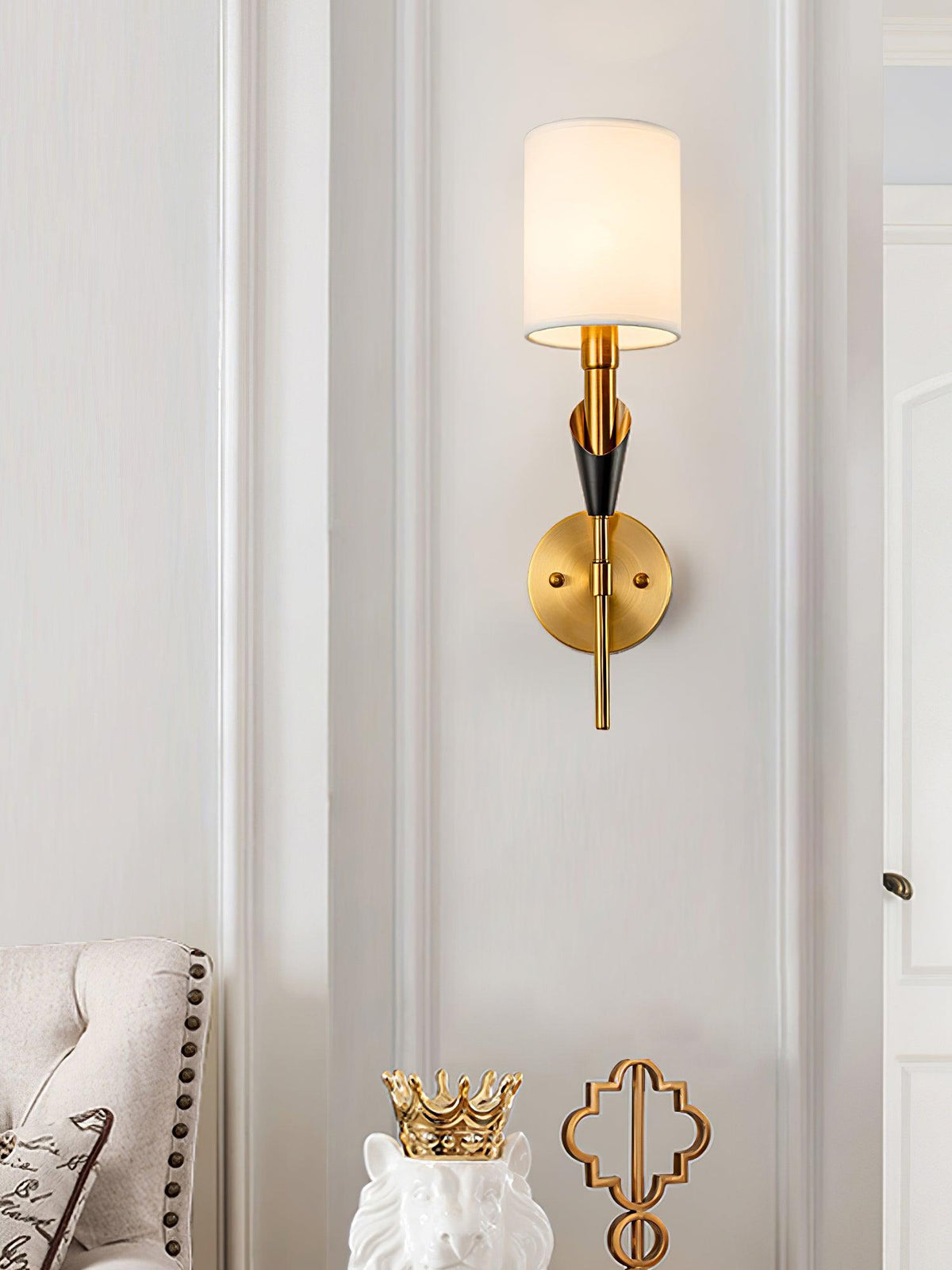 Eurzorira aplique de pared de tejido