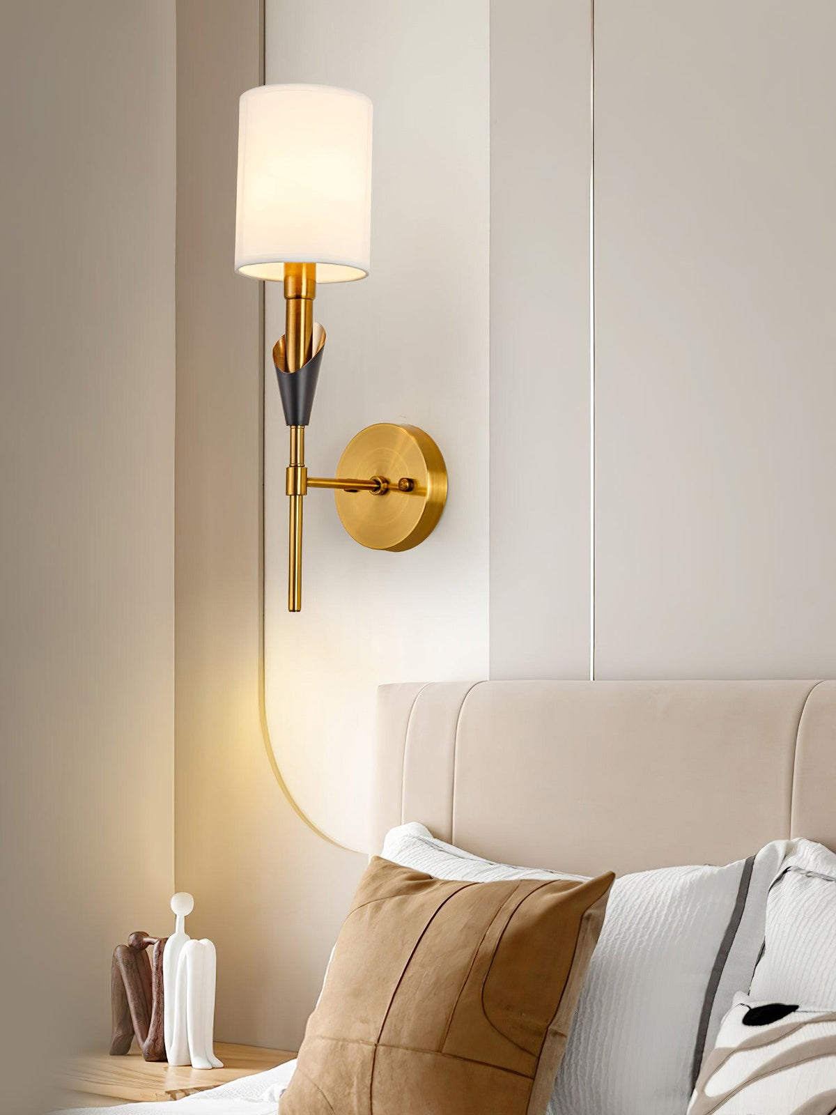 Eurzorira aplique de pared de tejido