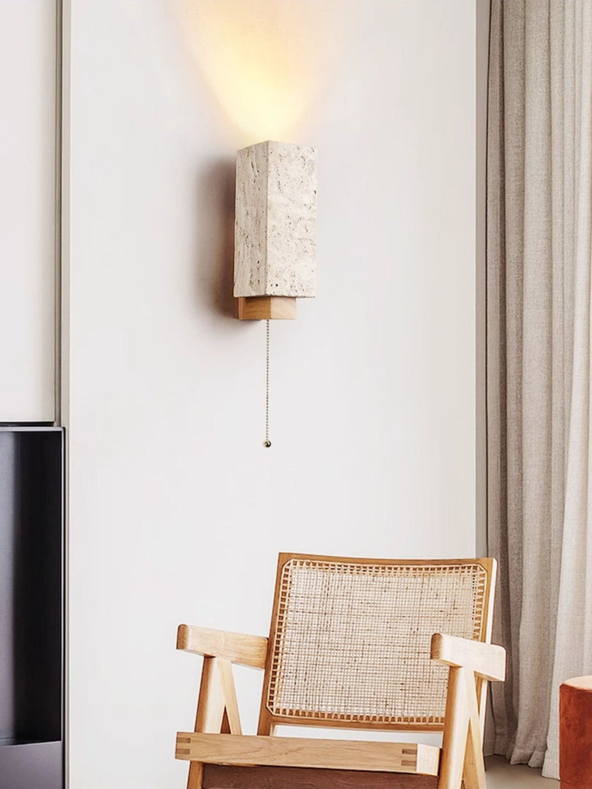 Elsoran aplique de pared travertino