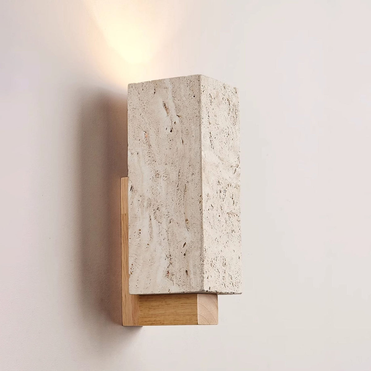 Elsoran aplique de pared travertino