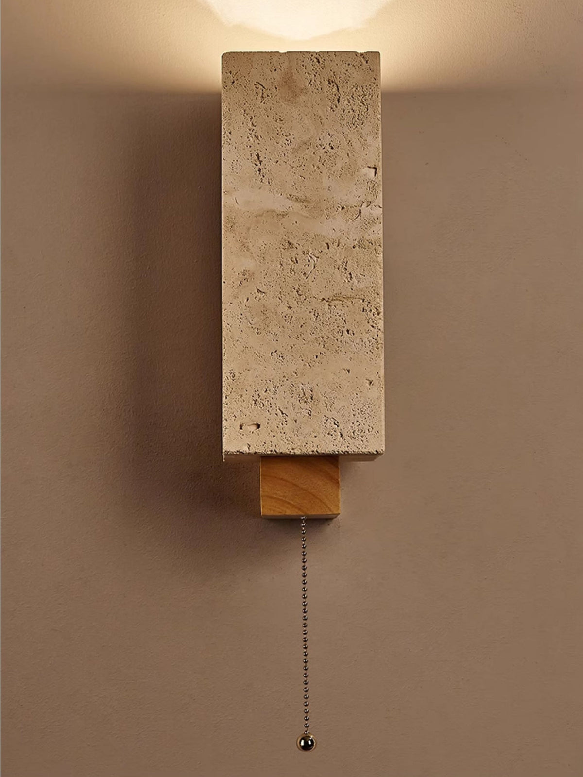 Elsoran aplique de pared travertino