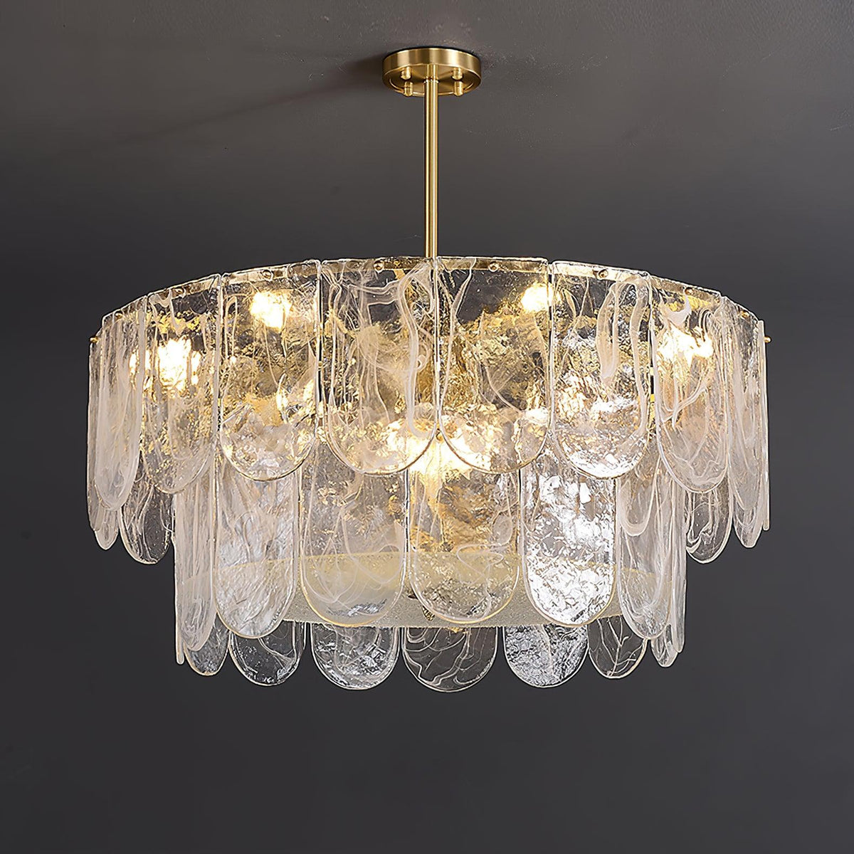 Lustra Chandelier Clásica Tradicional de Cristal