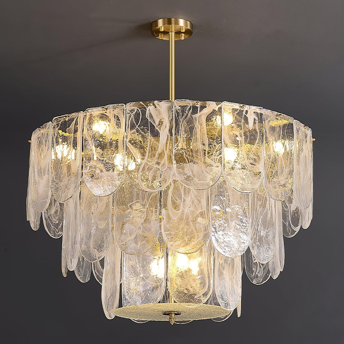 Lustra Chandelier Clásica Tradicional de Cristal