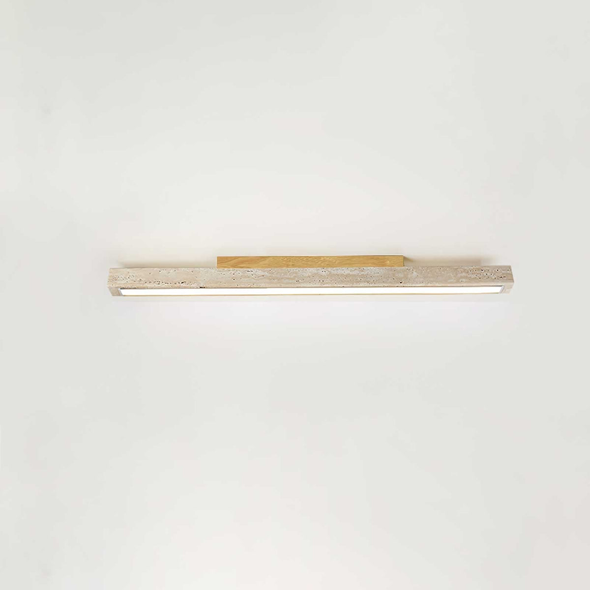 Orvenarae Luz Techo Lineal Minimalista Travertino