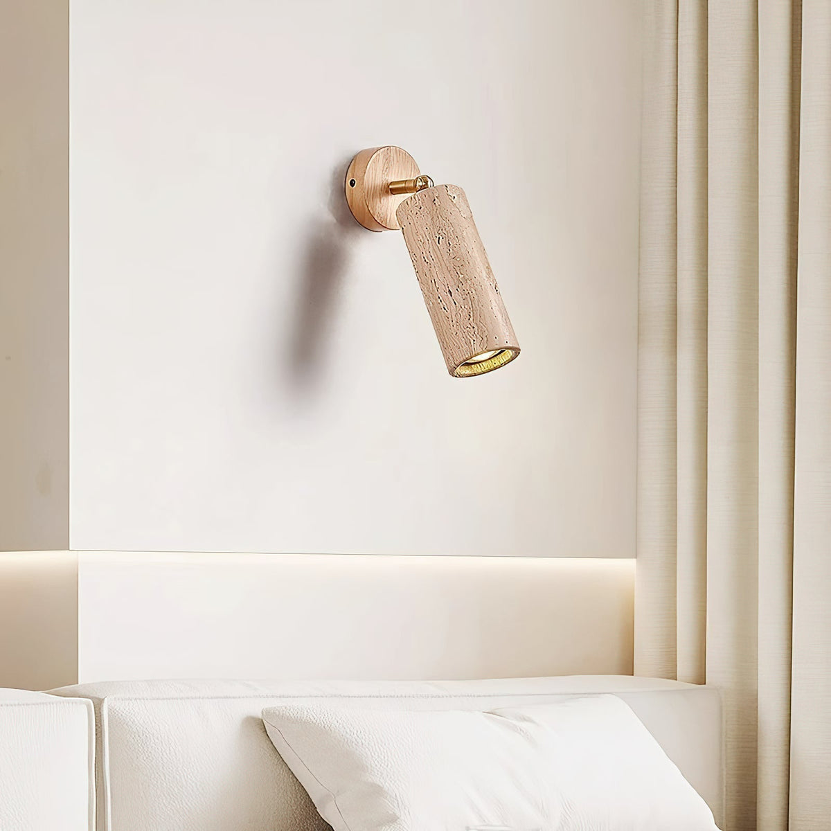 Seralella aplique de pared travertino