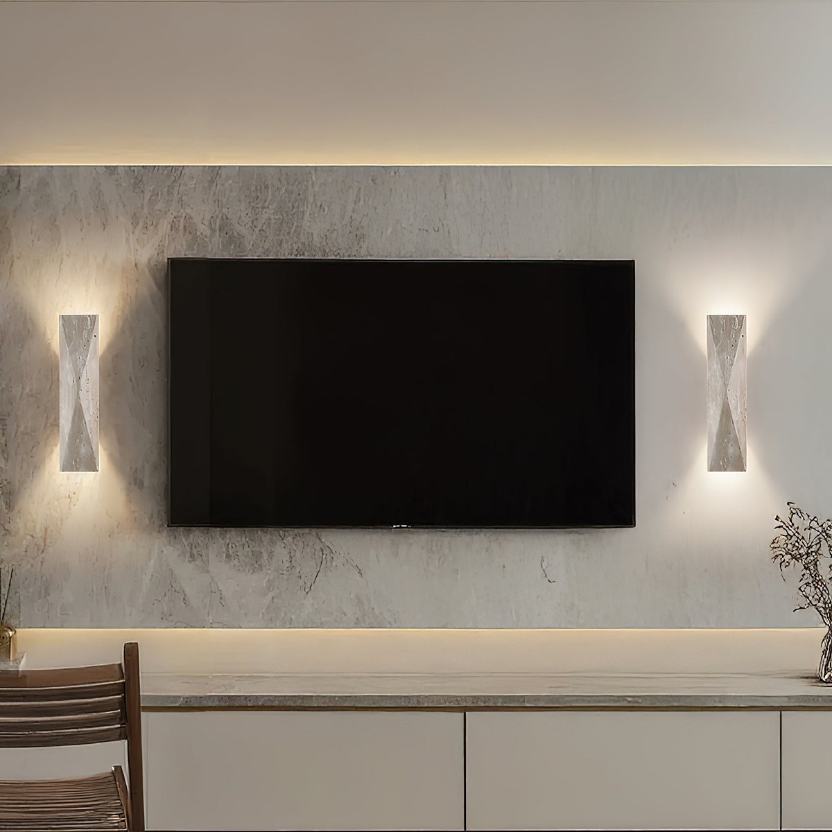 Taveenne aplique de pared travertino