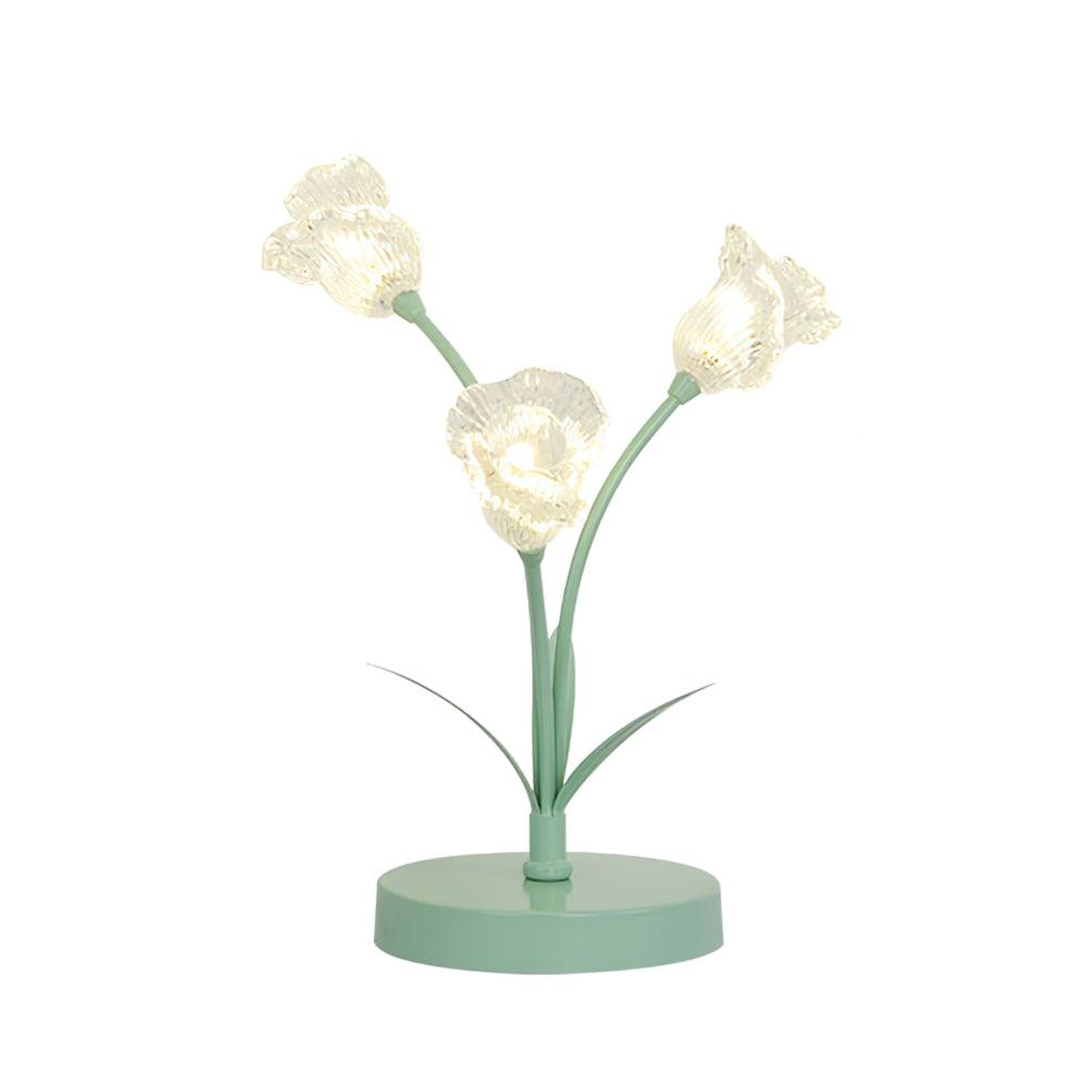 Aurdoril lámpara de mesa de vidrio whimsical
