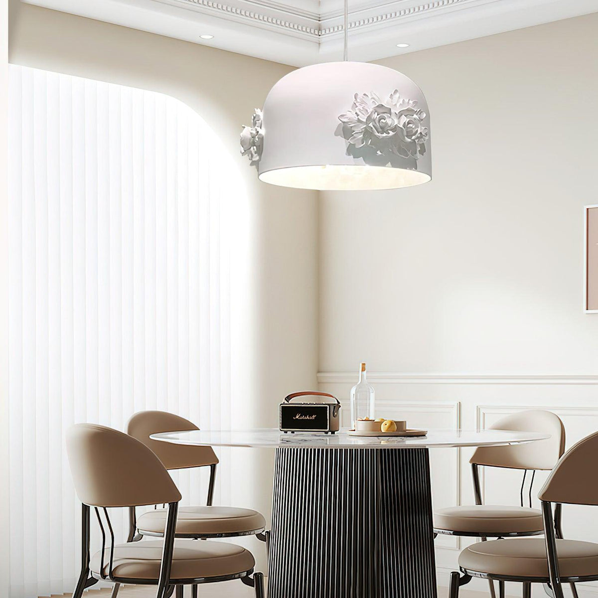 Solstice aplique de pared minimalista de resina