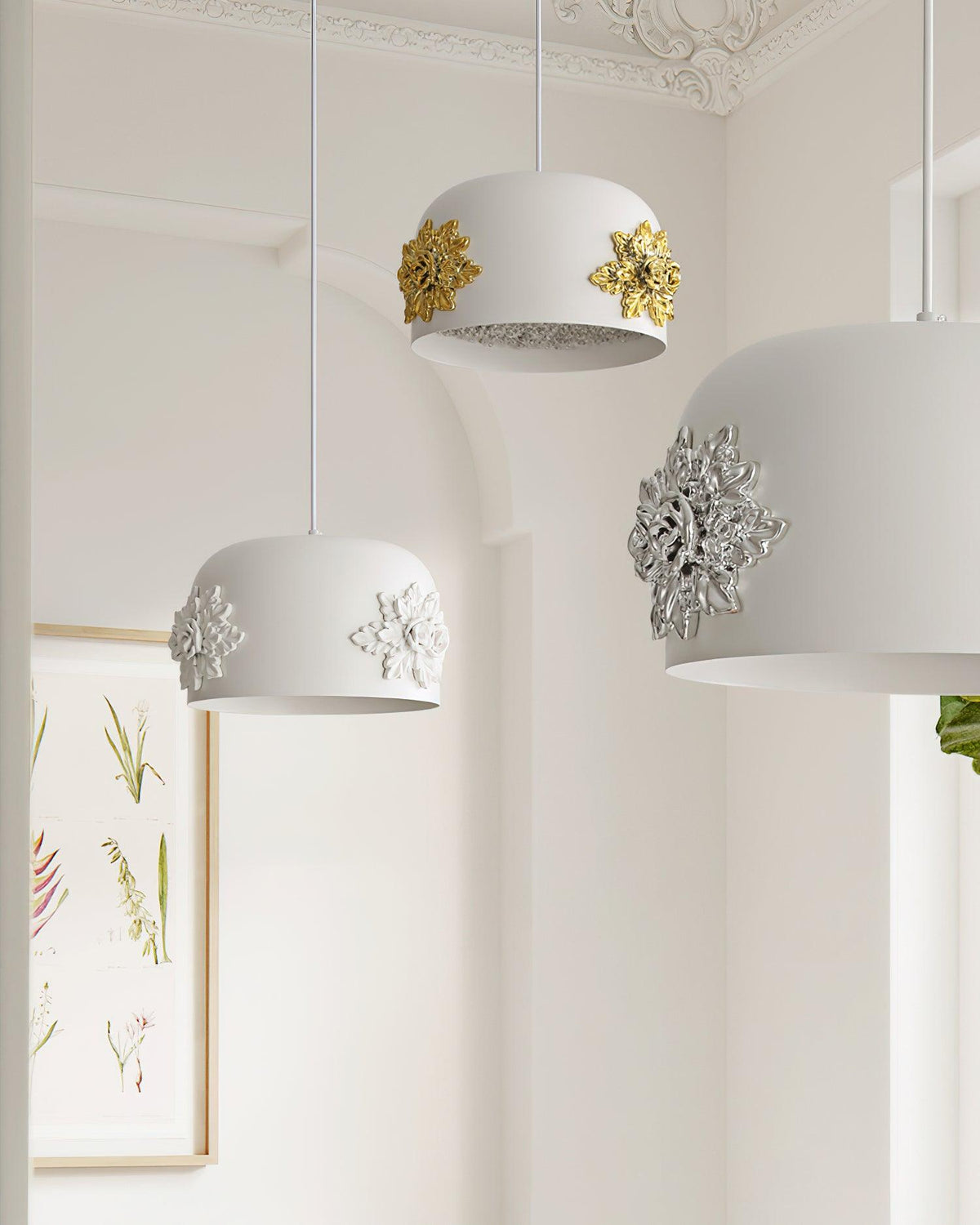 Solstice aplique de pared minimalista de resina