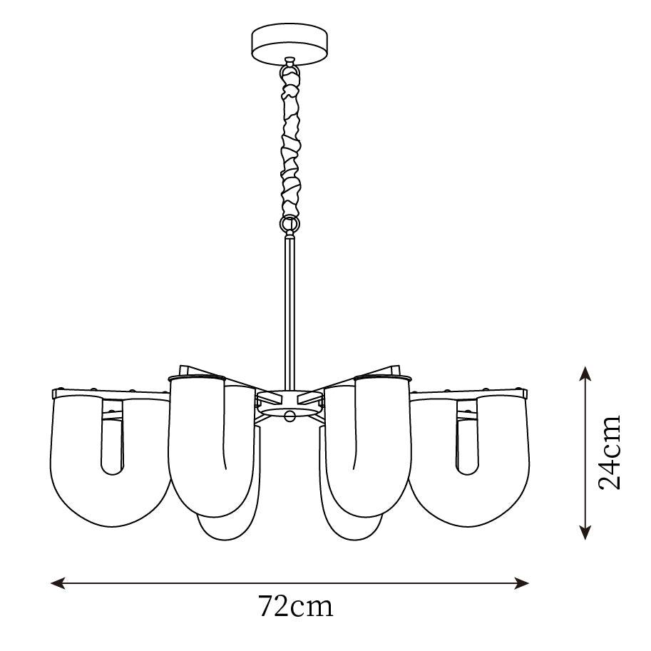 Elaoissa lámpara de araña