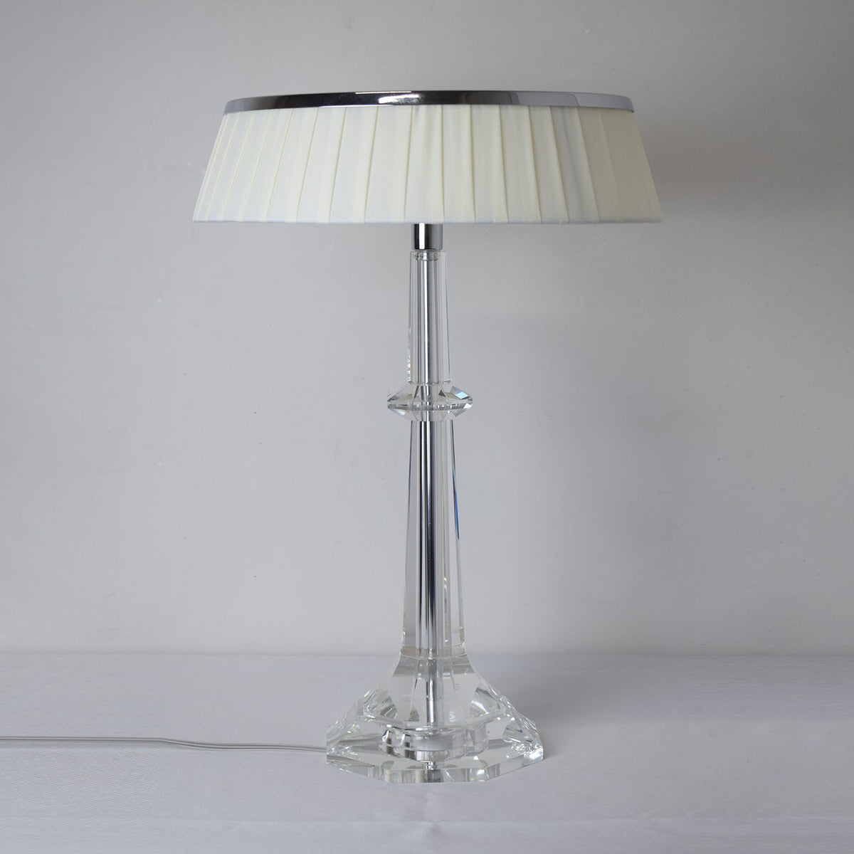 Haloza lámpara de mesa de lujo en tejido