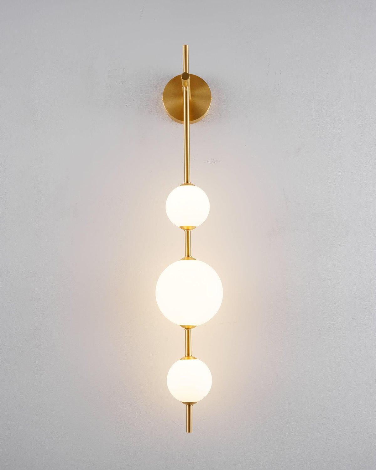 Ilraeia aplique de pared con globo vertical enchufable