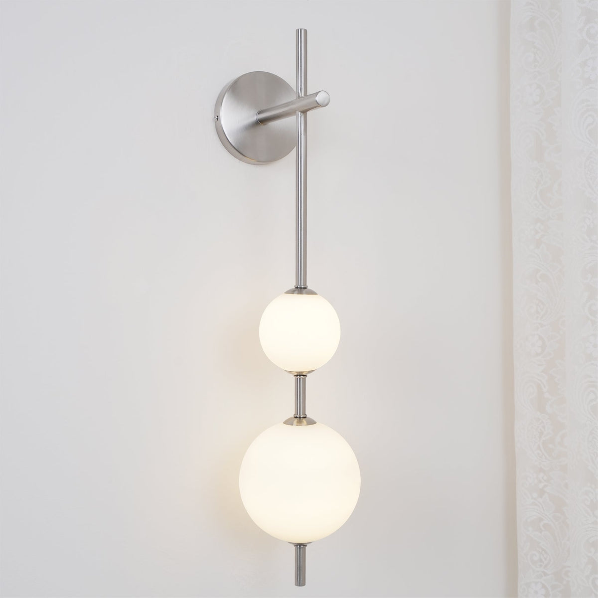 Ilraeia aplique de pared con globo vertical enchufable