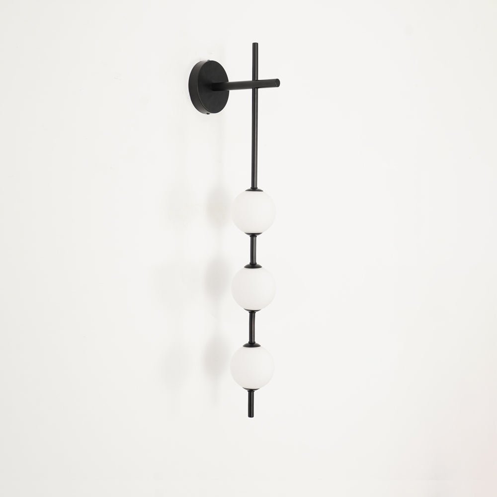 Ilraeia aplique de pared con globo vertical enchufable