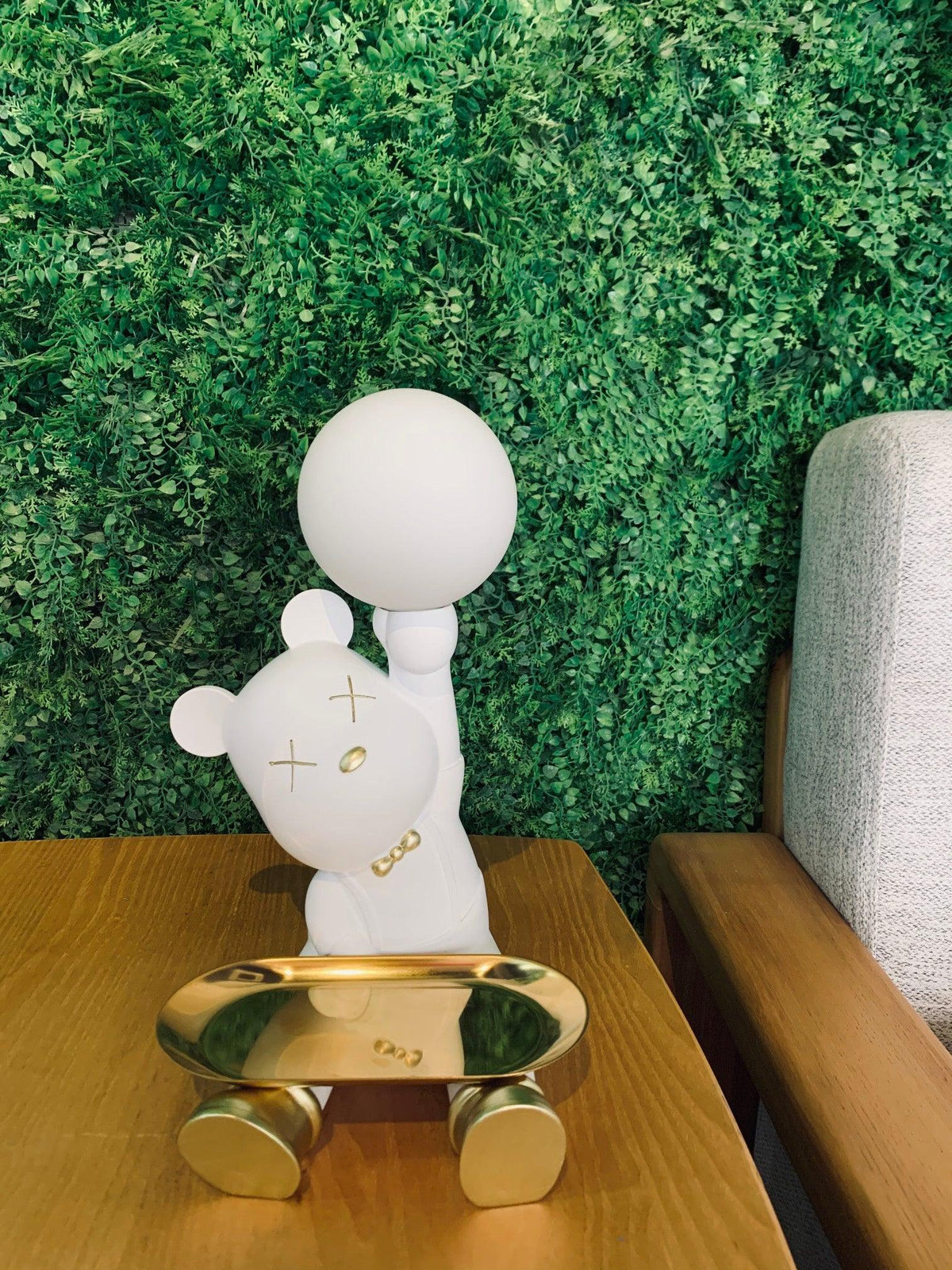 Wondel lámpara de mesa artística de resina para escritorio