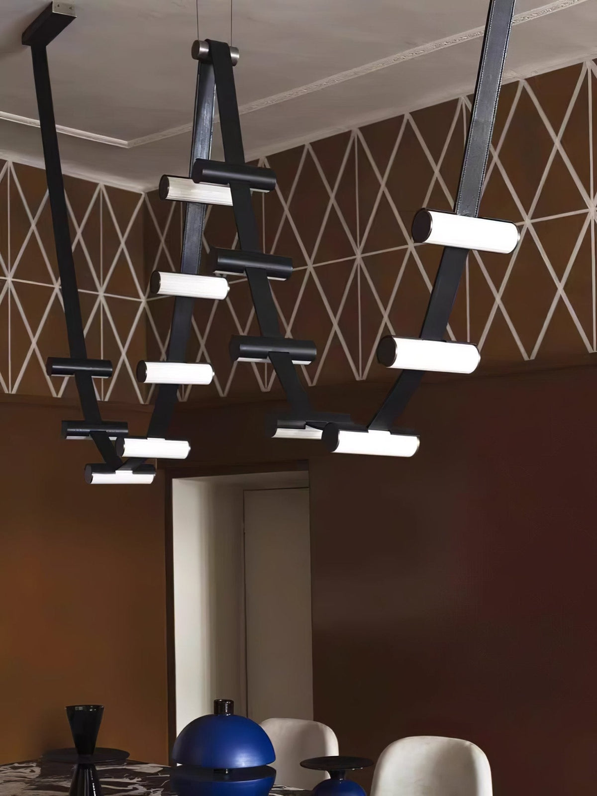 Flexura lámpara colgante modular con carril ajustable