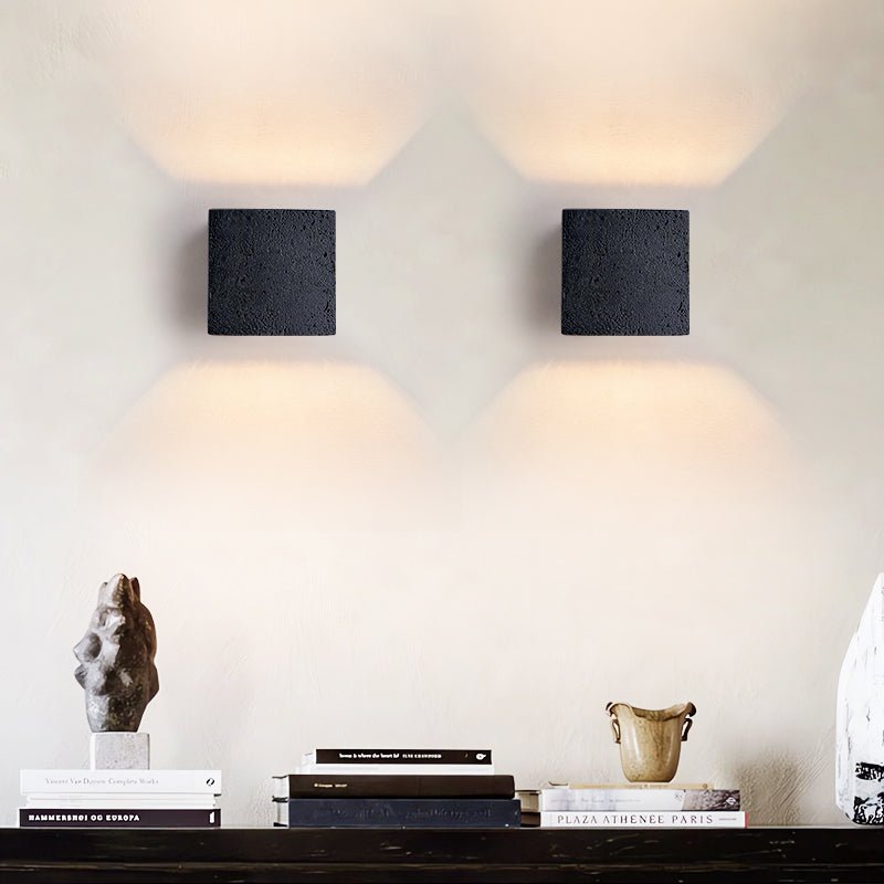 Valeise aplique de pared negro travertino