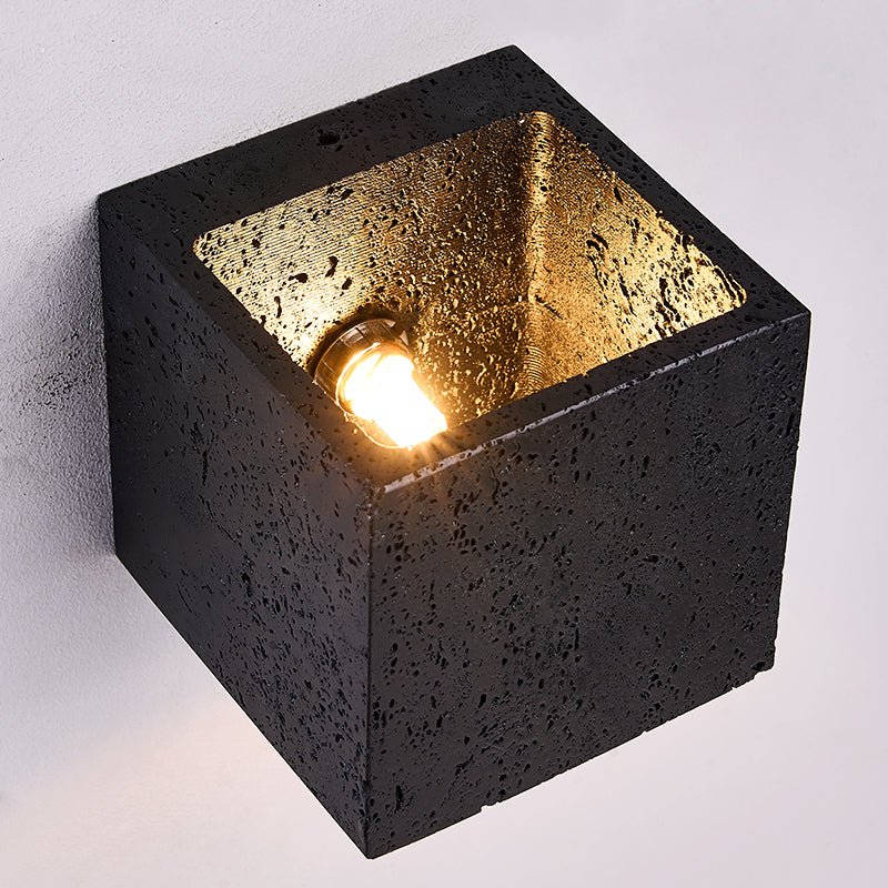 Valeise aplique de pared negro travertino