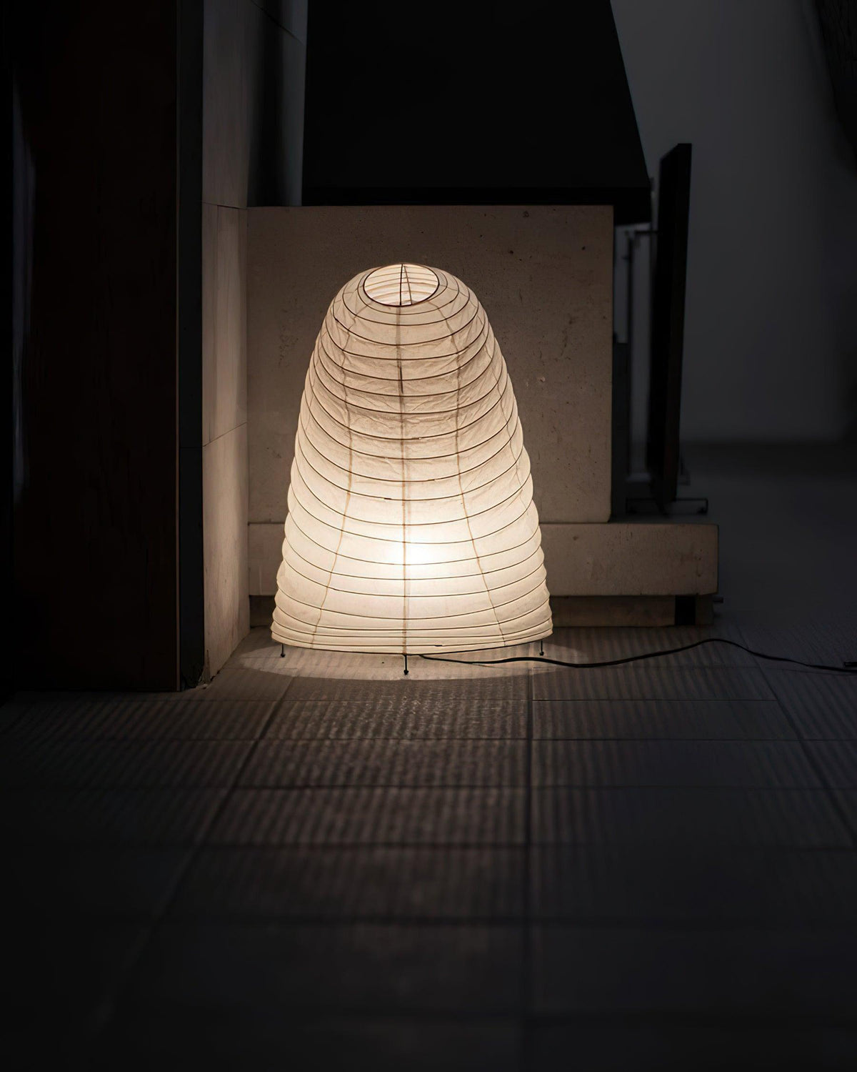 Tranquilux lámpara de mesa de papel inspirada en Japón