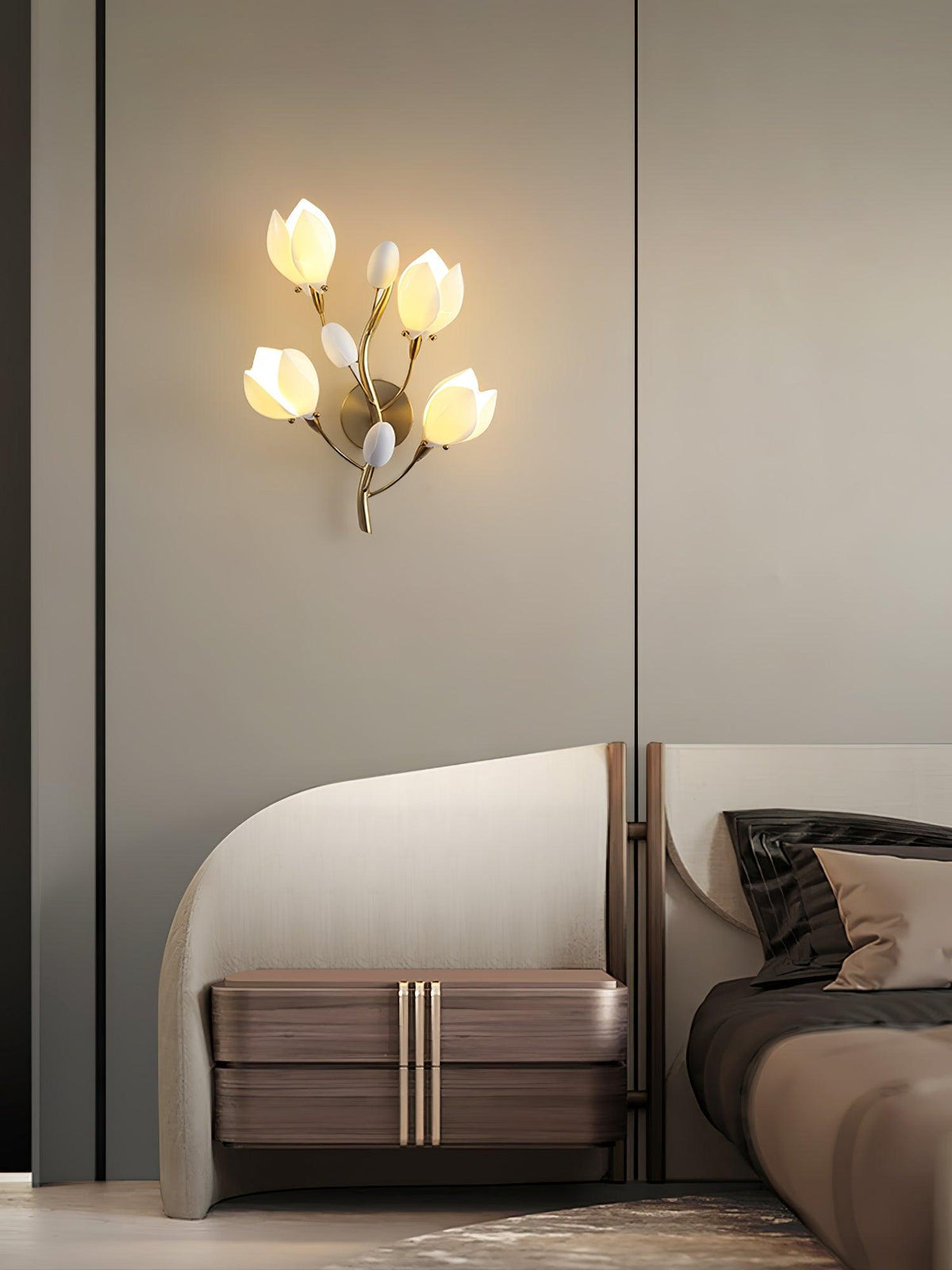 Dirixa aplique de pared Magnolia Elegancia en cerámica